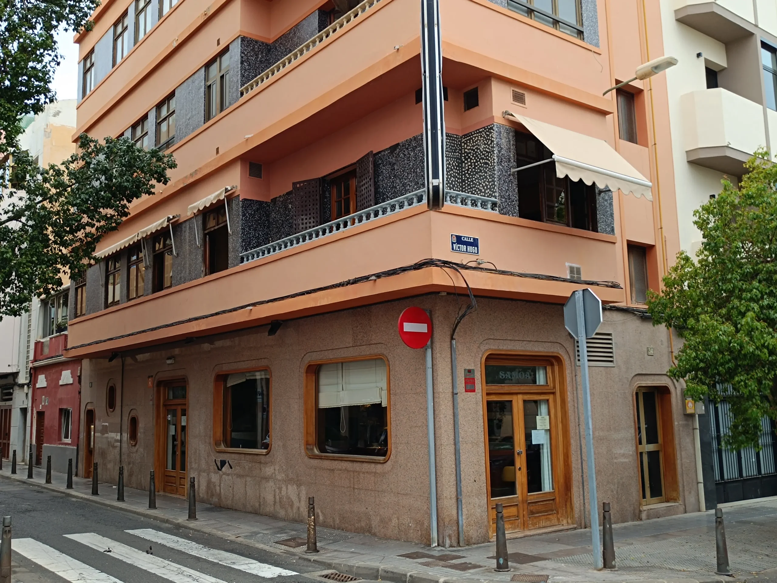 Vista del exterior del Restaurante Samoa en Las Palmas de Gran Canaria